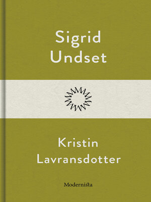cover image of Kristin Lavransdotter